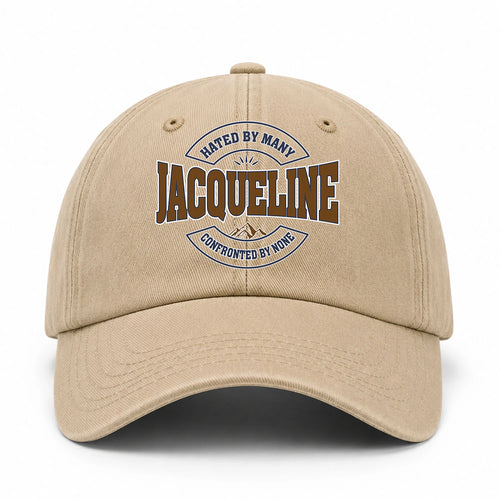 Hated By Many Confronted By None Washed Cap JACQUELINE 13K1 C36PF