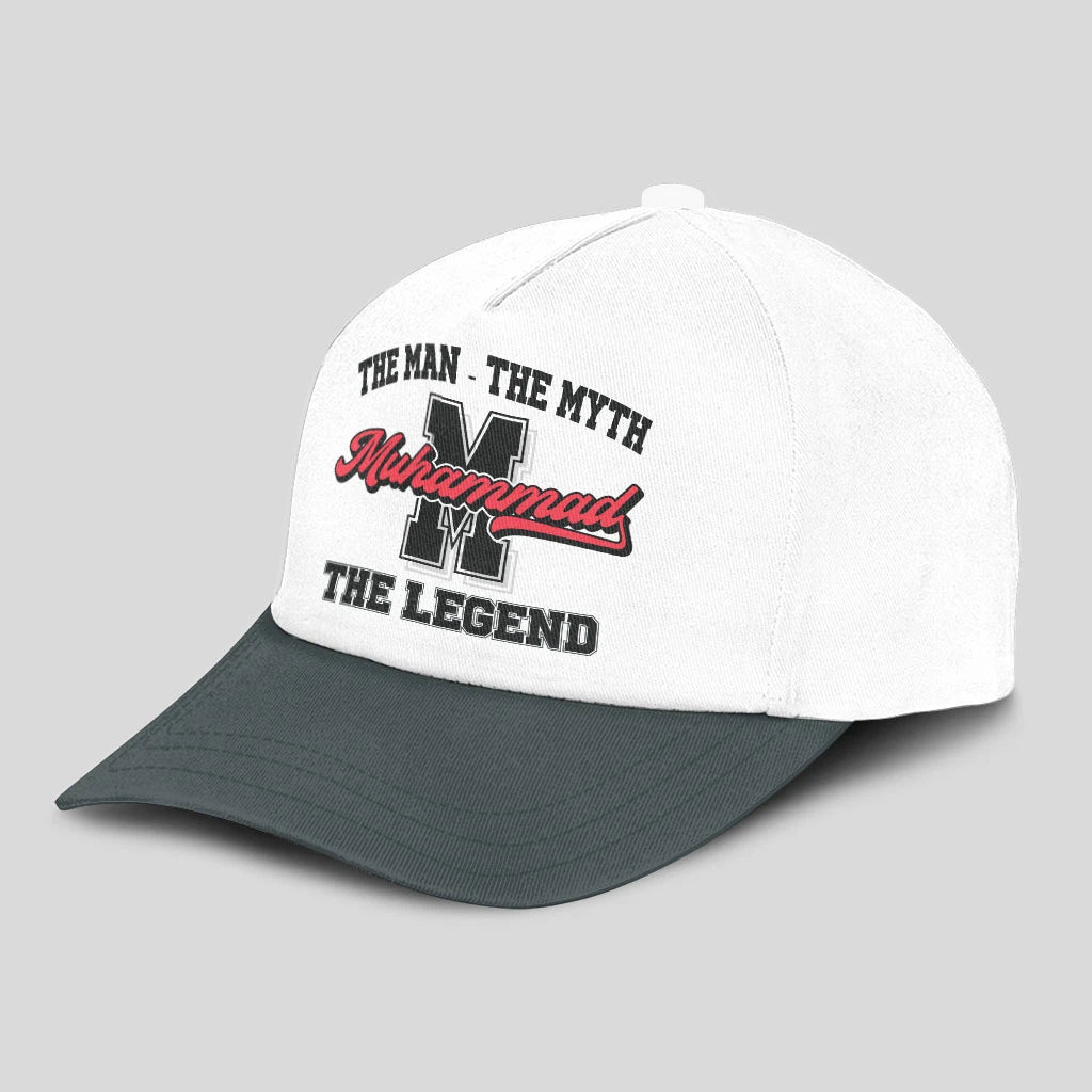 The Man The Myth The Legend Custom Initial Letter And Name Cap MUHAMMAD 13K1 C38PF