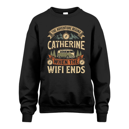 CATHERINE 13K1-547 The Adventure Begins Name When The Wifi Ends
