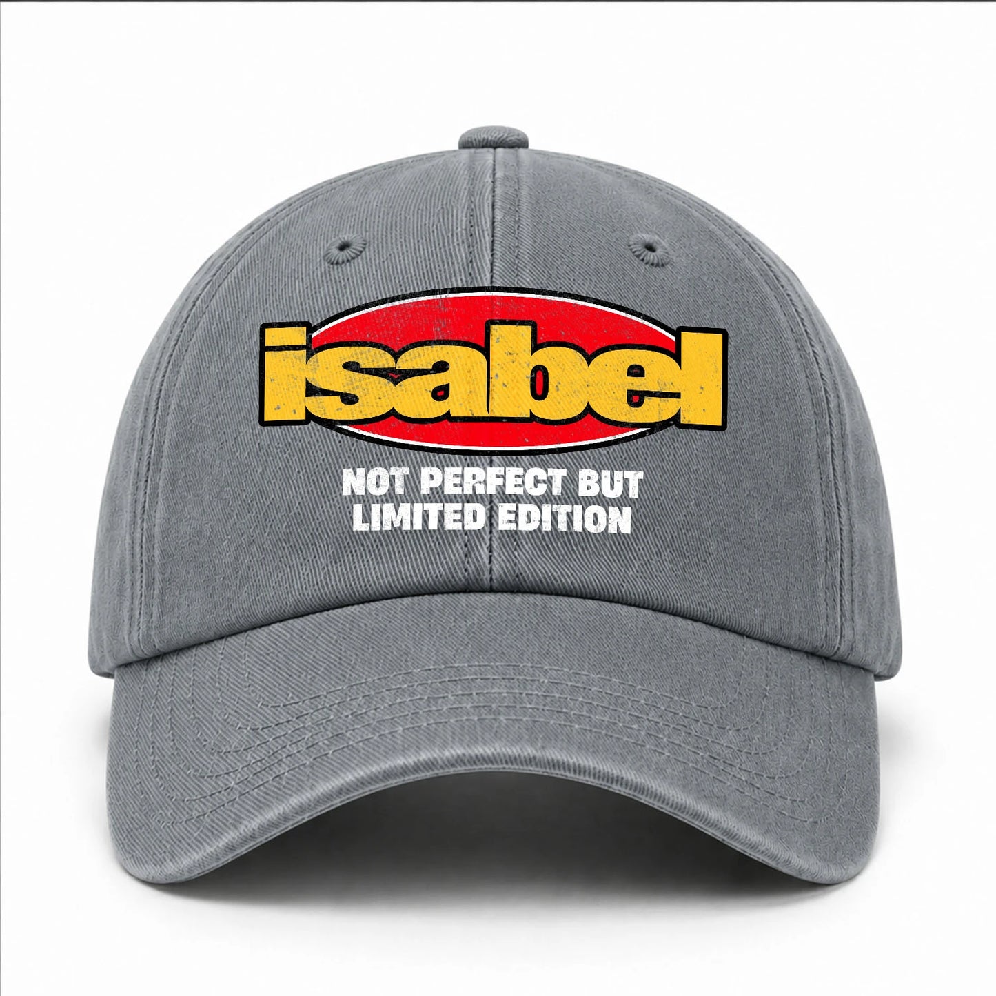 Your Name Not Perfect But Limited Edition Red Logo Washed Cap ISABEL 13K1 C84PF
