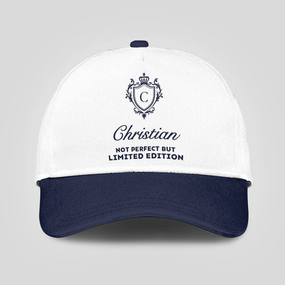 Not Perfect But Limited Edition Blue And White Luxury Cap CHRISTIAN 13K1 C151PF