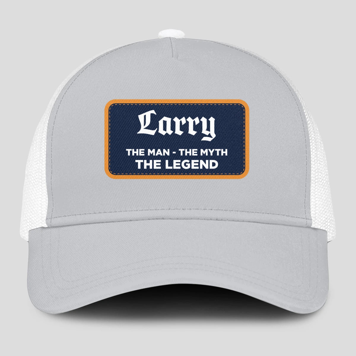 The Man The Myth The Legend Gray Mesh Cap LARRY 13K1 C204PF