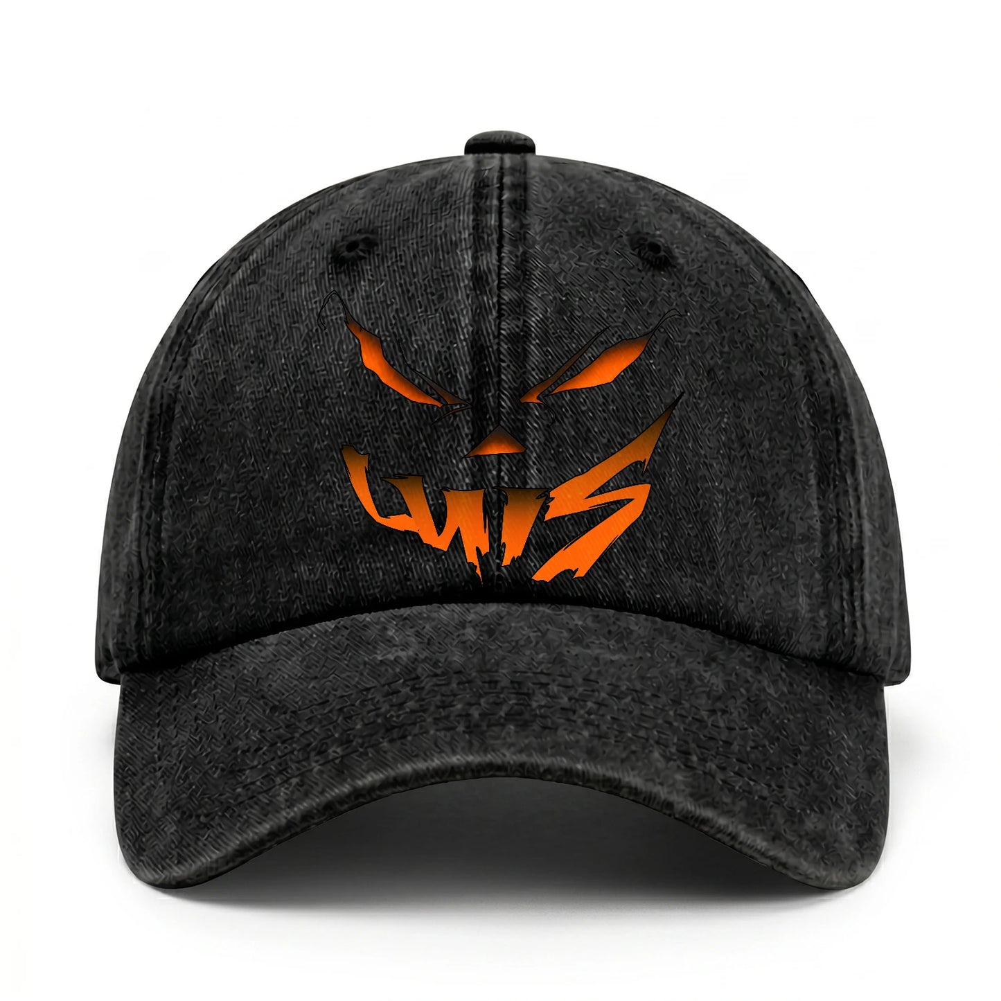 Stay Hungry Pumpkin Chasing Ghosts Funny Washed Cap LUIS 13K1 C101PF