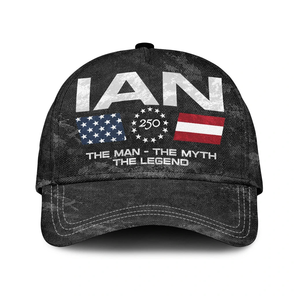 IAN 13K1-C11PF America 250 The man - The Myth - The Legend