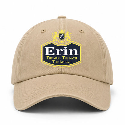 The Man The Myth The Legend Royal Cap ERIN 13K C31PF