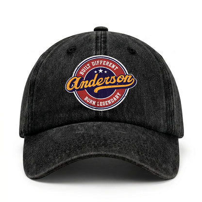 Built Different Born Legendary Logo Washed Cap ANDERSON 13K1 C65PF