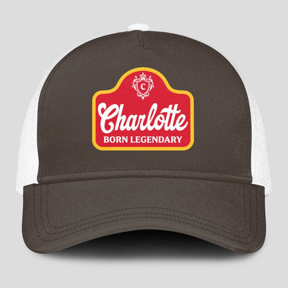 Born Legendary Charcoal Mesh Cap CHARLOTTE 13K1 C196PF