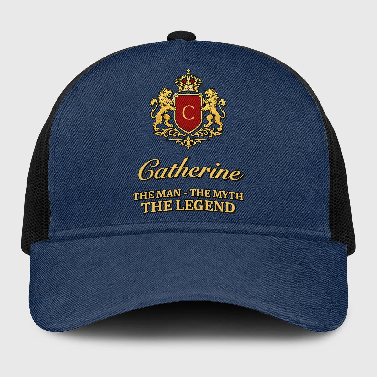 The Man The Myth The Legend Royal Blue Mesh Cap CATHERINE 13K1 C187PF