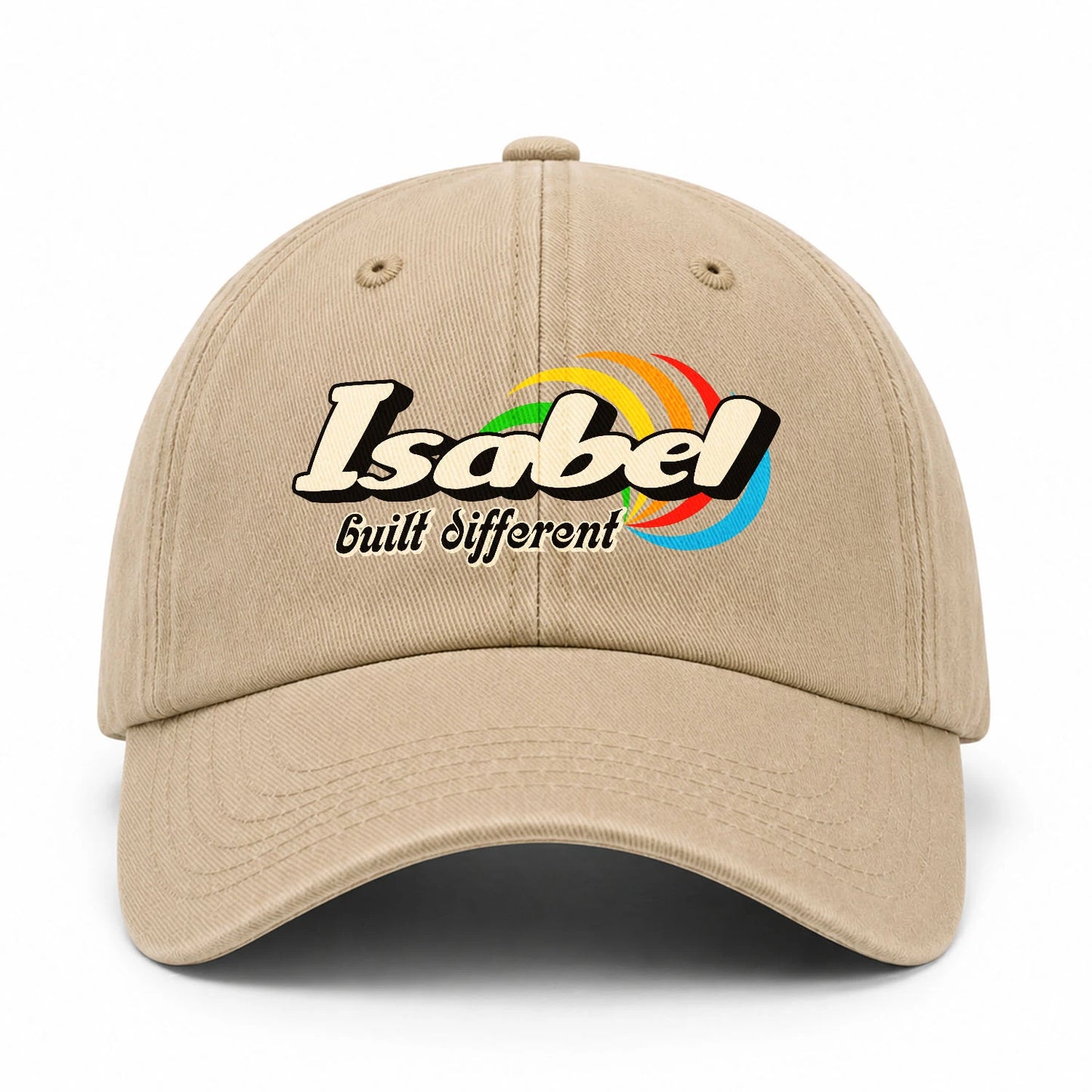 Your Name Built Different Retro Washed Cap ISABEL 13K1 C55PF