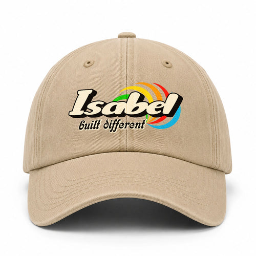 Your Name Built Different Retro Washed Cap ISABEL 13K1 C55PF