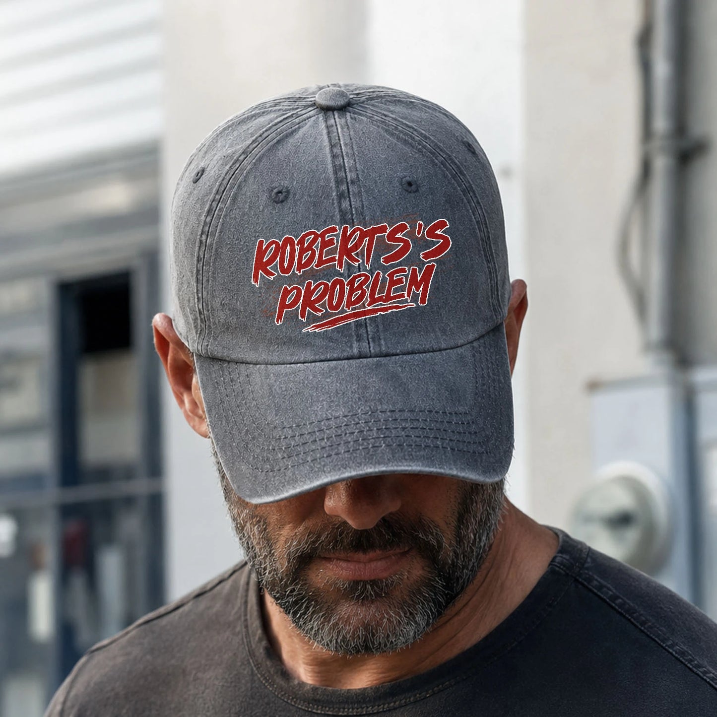 Someone's Problem Funny Washed Cap ROBERTS 13K1 C80PF