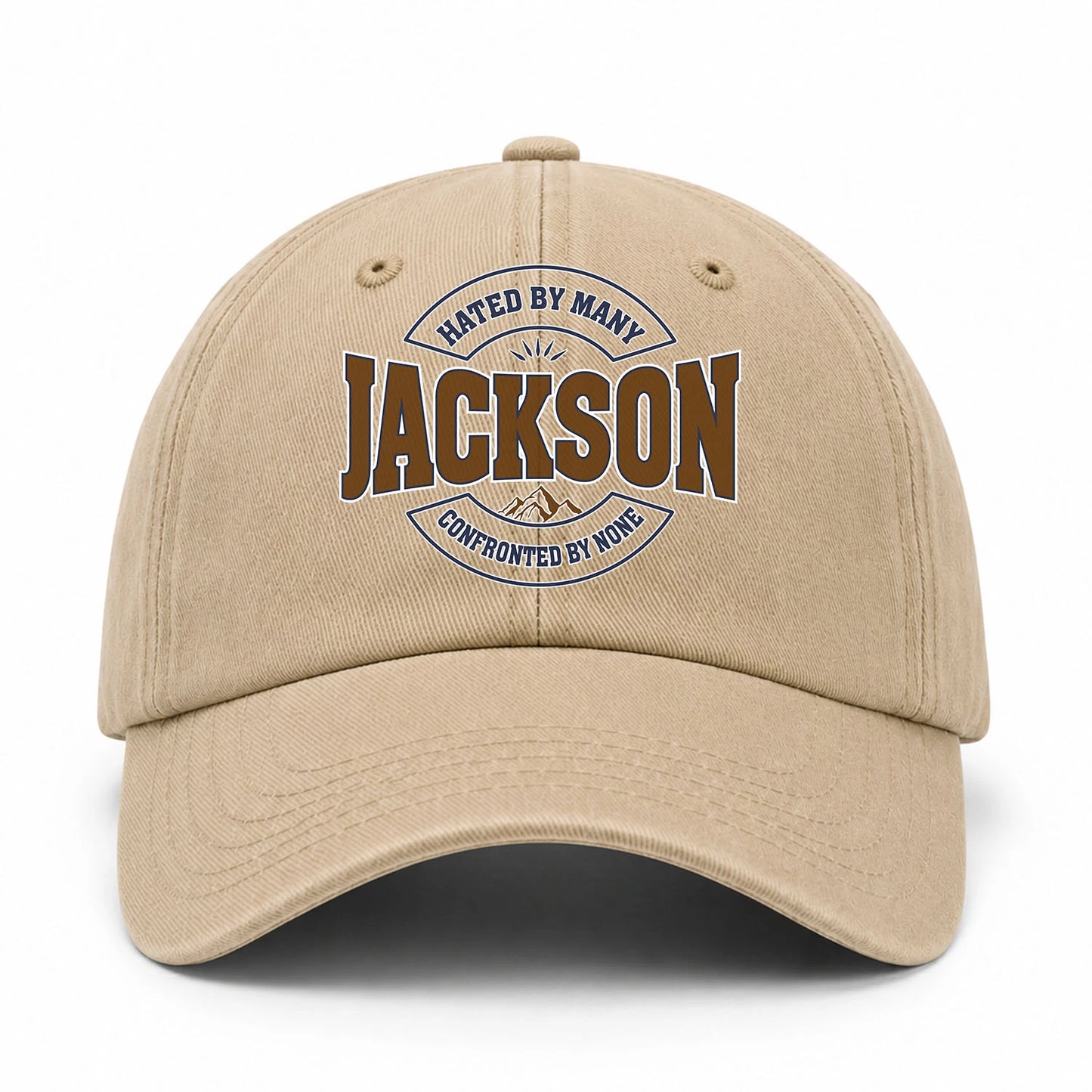 Hated By Many Confronted By None Washed Cap JACKSON 13K1 C36PF