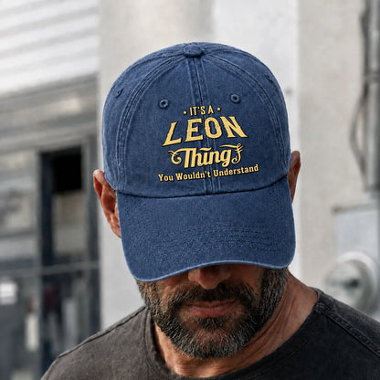 It's A Your Name Thing You Wouldn't Understand Washed Cap LEON 13K1 C216PF