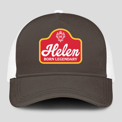 Born Legendary Charcoal Mesh Cap HELEN 13K1 C196PF