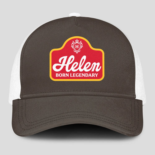 Born Legendary Charcoal Mesh Cap HELEN 13K1 C196PF