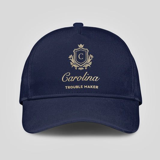 Trouble Maker Golden Logo Navy Cap CAROLINA 13K1 C155PF