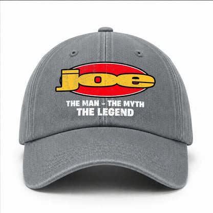 The Man The Myth The Legend Vintage Logo Washed Cap JOE 13K1 C162PF