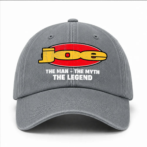 The Man The Myth The Legend Vintage Logo Washed Cap JOE 13K1 C162PF