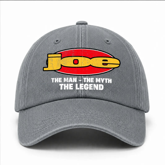 The Man The Myth The Legend Vintage Logo Washed Cap JOE 13K1 C162PF
