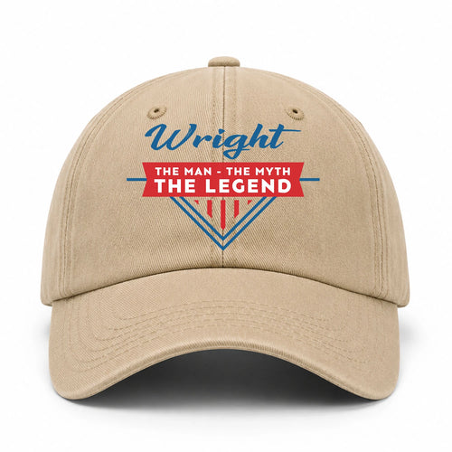 The Man The Myth The Legend Logo Washed Cap WRIGHT 13K1 C37PF