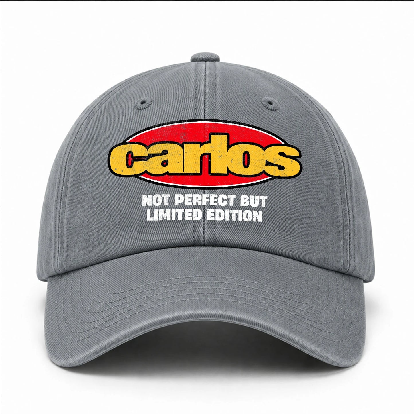 Your Name Not Perfect But Limited Edition Red Logo Washed Cap CARLOS 13K1 C84PF