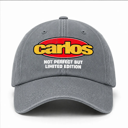 Your Name Not Perfect But Limited Edition Red Logo Washed Cap CARLOS 13K1 C84PF