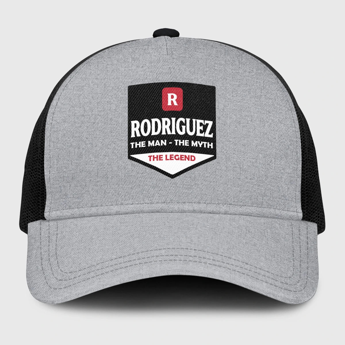 The Man The Myth The Legend Gray Mesh Cap RODRIGUEZ 13K1 C189PF