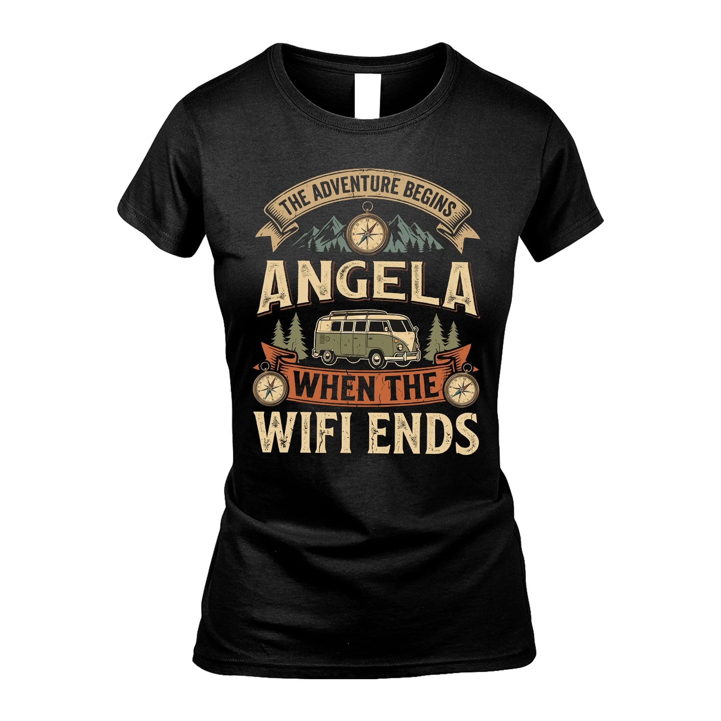ANGELA 13K1-547 The Adventure Begins Name When The Wifi Ends