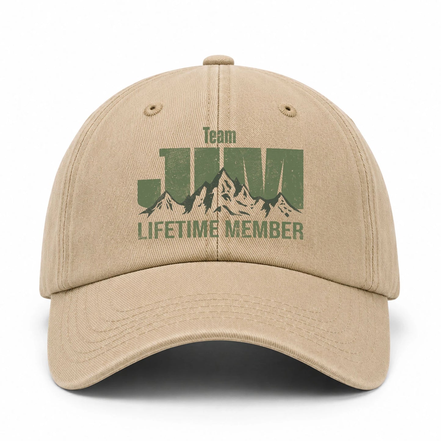 Team Your Name Lifetime Member Mountain Cap JIM 13K1 C58PF