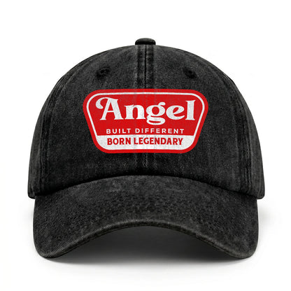 Built Different Born Legendary Red Logo Washed Cap ANGEL 13K1 C63PF