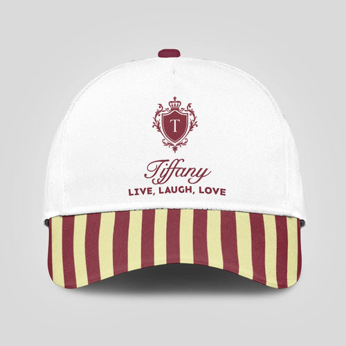 Live Laugh Love Burgundy And Yellow Cap TIFFANY 13K1 C120PF
