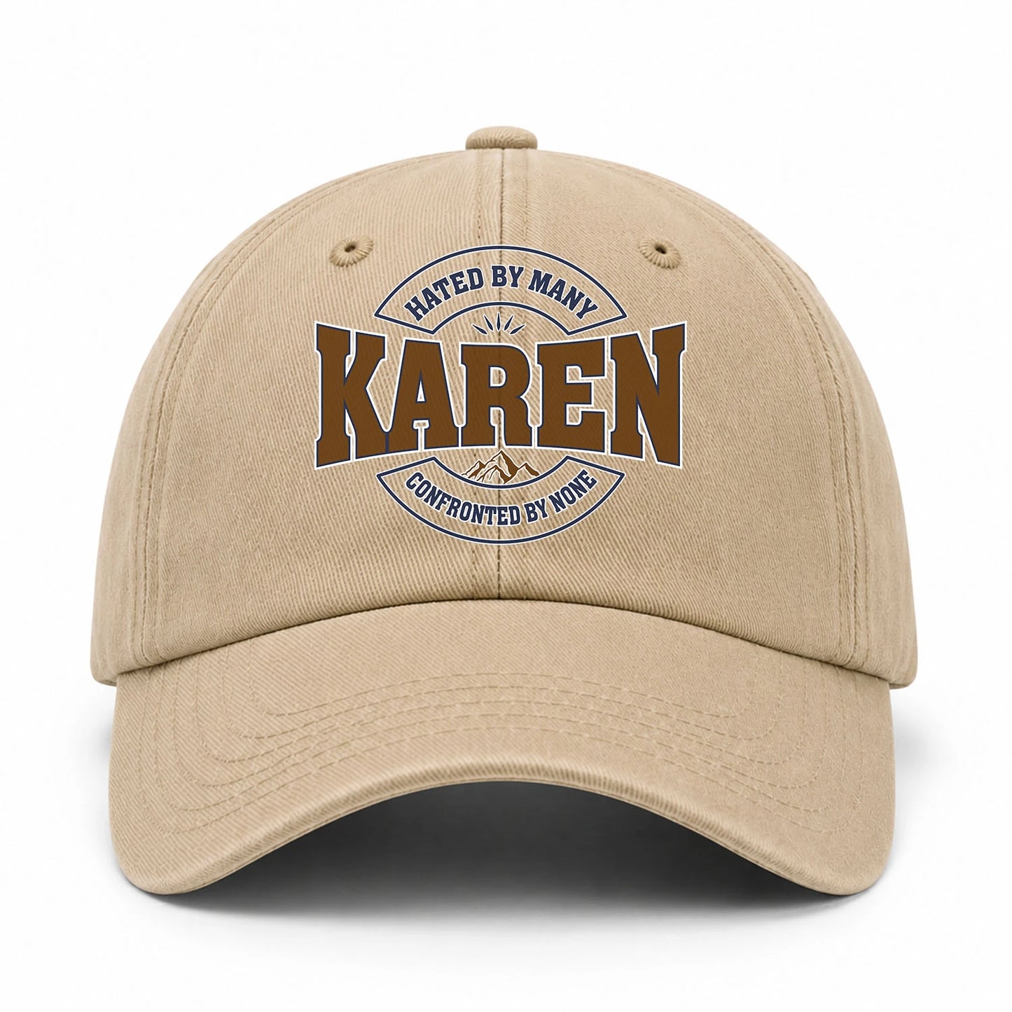 Hated By Many Confronted By None Washed Cap KAREN 13K1 C36PF