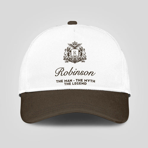 The Man The Myth The Legend Brown Cap ROBINSON 13K1 C47PF