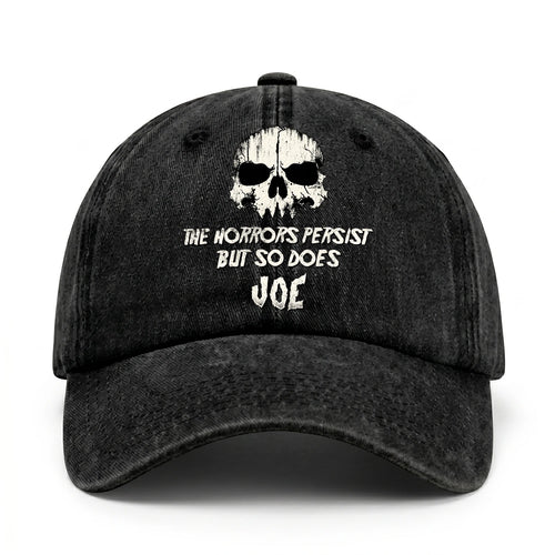 The Horrors Persist But So Does Your Name Cool Skull Washed Cap JOE 13K1 C134PF
