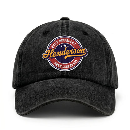 Built Different Born Legendary Logo Washed Cap HENDERSON 13K1 C65PF