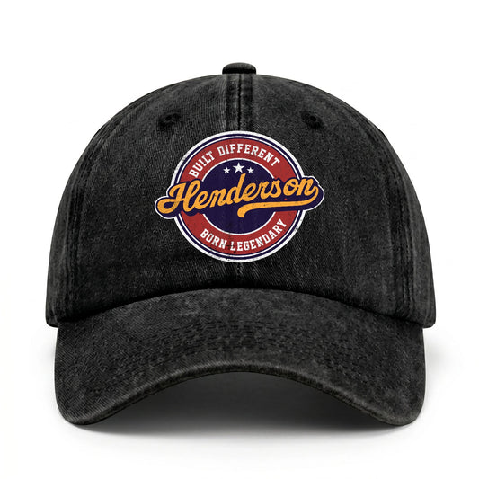 Built Different Born Legendary Logo Washed Cap HENDERSON 13K1 C65PF