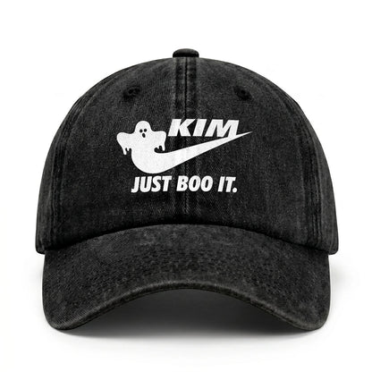 Just Boo It Halloween Washed Cap KIM 13K1 C83PF