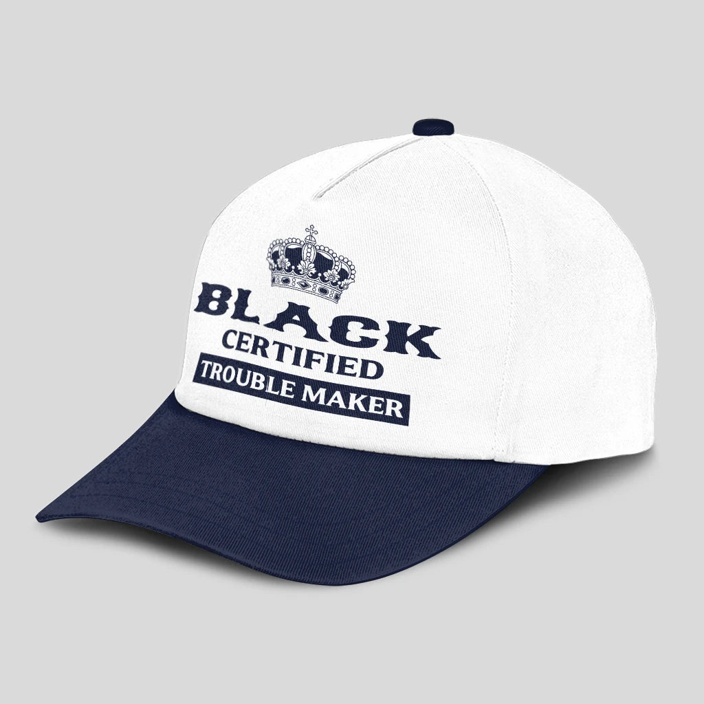 Certified Your Name Trouble Maker Washed Cap BLACK 13K1 C148PF