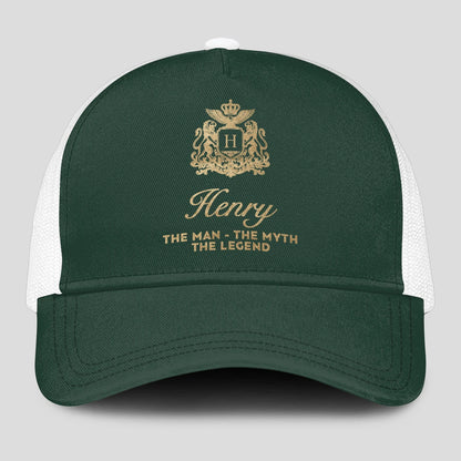 The Man The Myth The Legend Sage Green Mesh Cap HENRY 13K1 C192PF