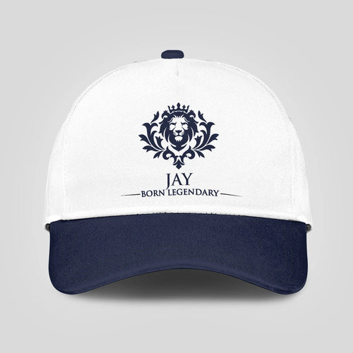 Born legendary lion blue and white baseball cap JAY 13K1 C185PF