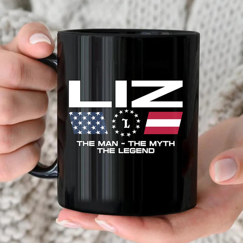 The Man The Myth The Legend Us Flag Mug LIZ 13K1 MG23