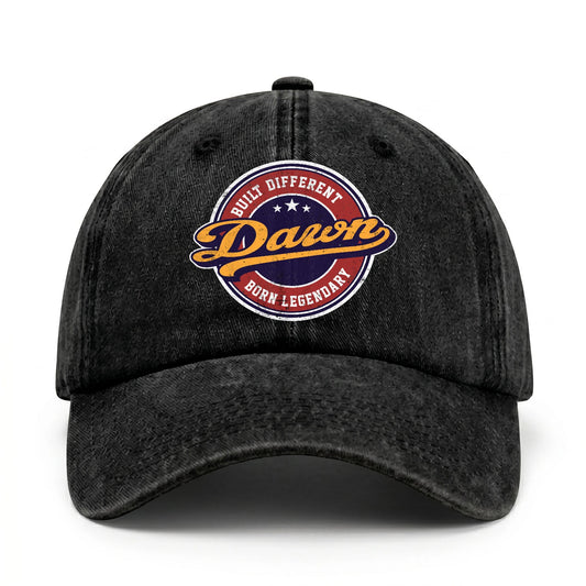 Built Different Born Legendary Logo Washed Cap DAWN 13K1 C65PF