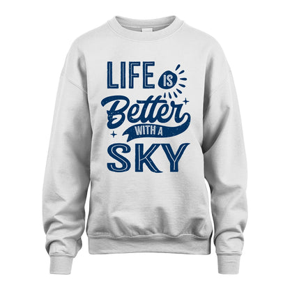 SKY 13K1-116 Personalized Name Quote T-Shirt Life Is Better With Unisex Gift
