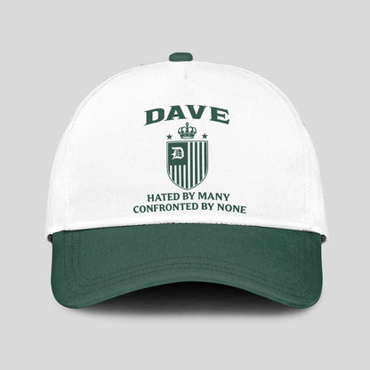 Hated By Many Confronted By None Luxury Logo Cap DAVE 13K1 C41PF
