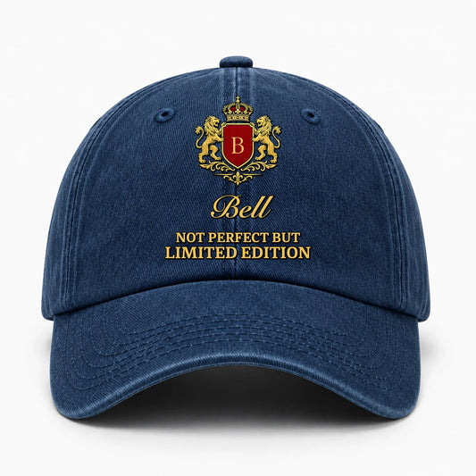 Not Perfect But Limited Edition Royal Blue Washed Cap BELL 13K1 C133PF