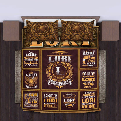 LORI Limited Edition Personalized Bedding Set 13K1-BS3