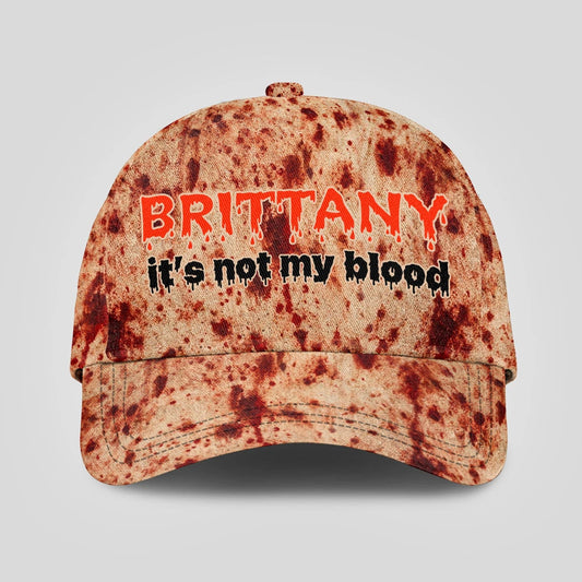It's Not My Blood Halloween Cap BRITTANY 13K1 C70PF