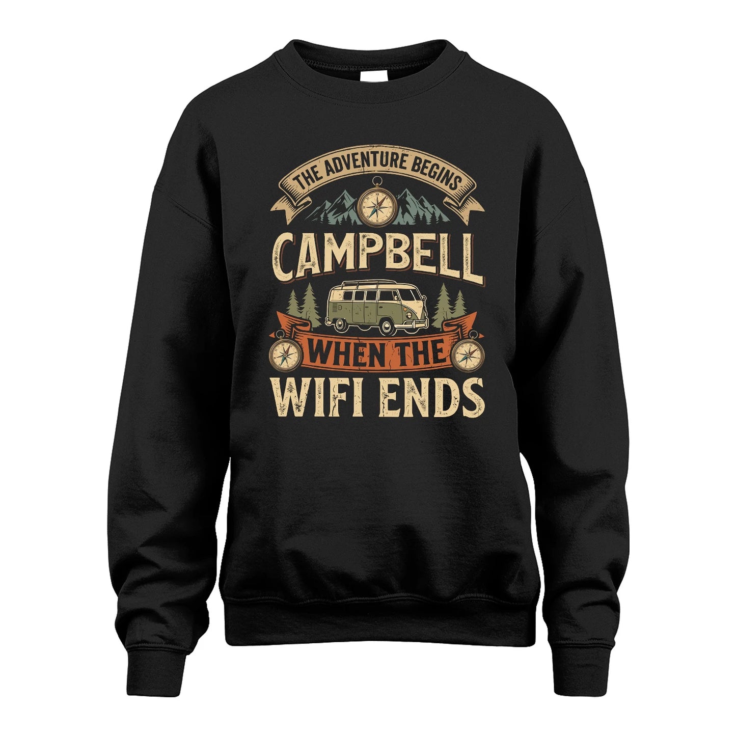 CAMPBELL 13K1-547 The Adventure Begins Name When The Wifi Ends