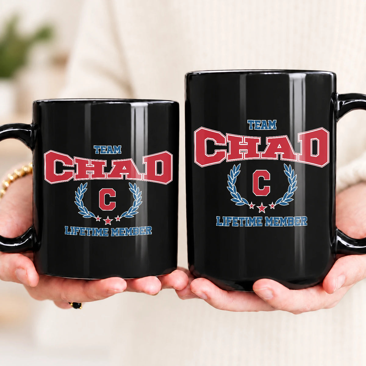 Team Your Name Lifetime Member Sporty Mug CHAD 13K1 MG09
