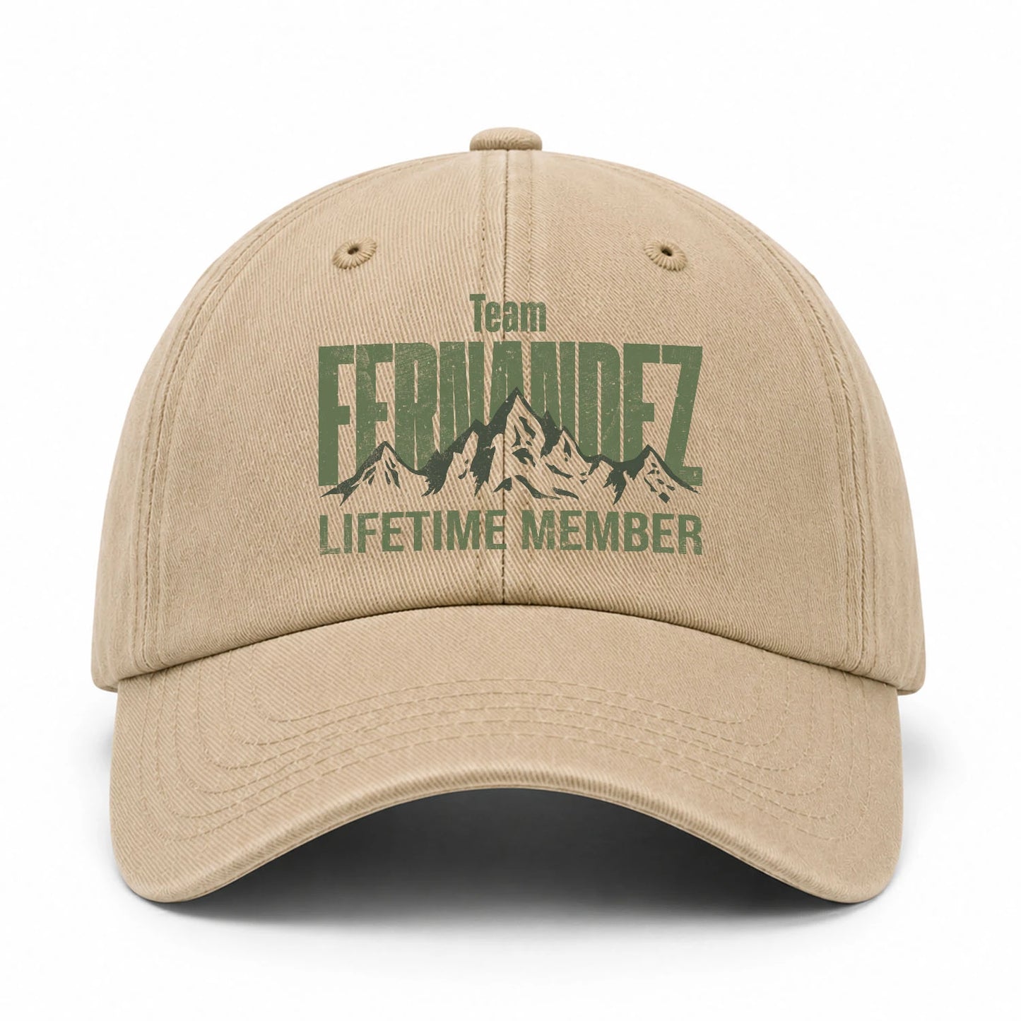 Team Your Name Lifetime Member Mountain Cap FERNANDEZ 13K1 C58PF